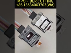 グリーンMPOファイバーケーブル マルチモードOM3 8コア 10メートル QSFP/トランシーバー