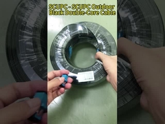 外部 FTTH 光ファイバーパッチコード/光ファイバードロップケーブル SC SCコネクタ