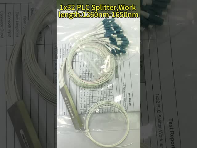 購入 FTTH用途向けSC/APCコネクタおよびステンレス鋼管付き1x8光ファイバー スプリッター online manufacture