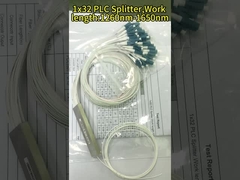コネクタ付き1*8光ファイバー 1x8スチールチューブ SC APC GPON PLCスプリッター 1/8