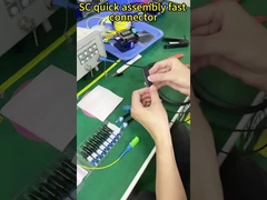 フィールドインストール可能な90N2.0mmSCUPC光ケーブル接続器