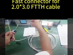 配送フレームのためのブルーSC UPC 急速組立コネクタカバーワイヤ