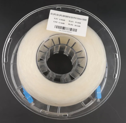 購入 15m 光ファイバーパッチコード 0.9mm 室内 シンプレックス OS2 SC LC 見えない online manufacture
