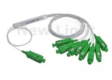 購入 SAPCの小型単一モード1x8 PLCのディバイダー、FTTH PLCの鋼鉄管のタイプFBT繊維のカプラー online manufacture