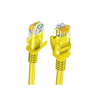 購入 Cat6a 二重シールド UTP パッチコード、25AWG 無酸素銅線、金メッキコネクタ online manufacture