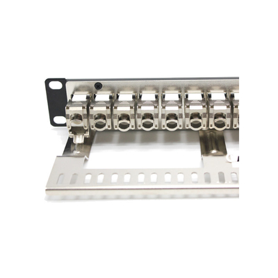 購入 RoHS認定黒金属 RJ45 イーサネットパッチパネル online manufacture