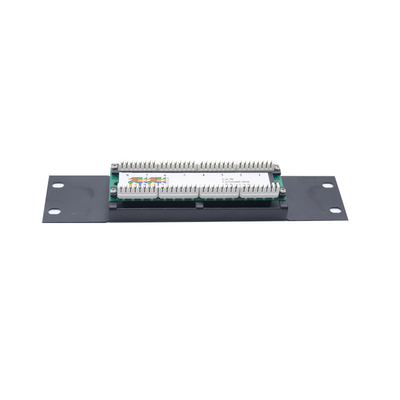 購入 黒色 1U 2U メタル ケーブル管理付きのEthernetパッチパネル online manufacture