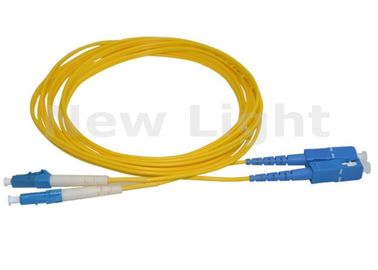 購入 CATV 3Mの繊維光学のジャンパー線の単一モードの二重2.0mm SC LC繊維のパッチ・コード online manufacture