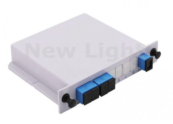 購入 1x4 PLC スプリッタとSC UPC コネクタ付きの平面波導型光ファイバースプリッタボックス online manufacture