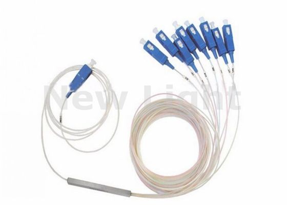 購入 FTTH用SC UPC 1x8 PLC光ファイバースプリッター、シングルモード、低挿入損失、スチールチューブタイプ online manufacture