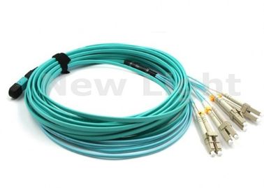 購入 3 QSFP/SRモジュールのためのメートルMPO MTPケーブルOM3 8の繊維のマルチモード・ファイバの光ケーブル online manufacture