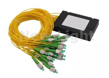 購入 FC APCのコネクターが付いているFTTH FC APCの繊維光学のディバイダーの単一モード1x32 PLCのディバイダー online manufacture