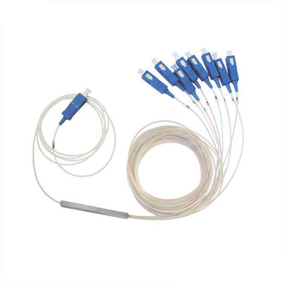 購入 FTTH/CATV向け1x8ポート構成光ファイバースプリッター (動作波長1260-1650nm、スチールチューブ型) online manufacture