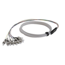 購入 0.9 Mmのコネクターの単一モード繊維のピグテール1つのMの白い管の低い挿入損失 online manufacture