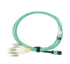 購入 多重モード ケーブル3.3 FtのMPO MTP 50/125ファン・アウト繊維光学のパッチ・コード ケーブル online manufacture