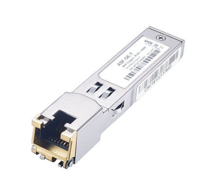 購入 RJ45メスコネクタと1.25 Gb/sデータレートを備えた850nm波長SFPファイバトランシーバ、10G Base-SR/SWアプリケーション用 online manufacture