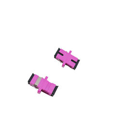 購入 OM4ローズ ピンクの繊維光学のアダプター、FTTH/CATVのインターネットのためのSCの単信アダプター online manufacture