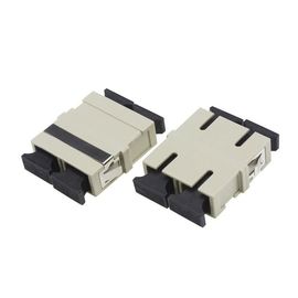 購入 SCのパッチ・コード/テレコミュニケーションのインターネットのためのベージュ色の繊維光学のアダプター online manufacture