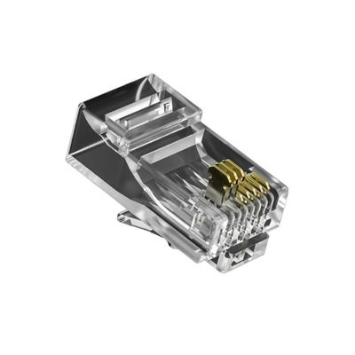 購入 CAT6/CAT7ネットワーク用に承認されたシールドテイルとフルーク付きプレミアムGold Plated RJ45イーサネットコネクタ online manufacture