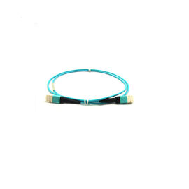 購入 OM3 125ミクロンのクラッディングとの多モードMPO MTPケーブル タイプB 8の中心の青い色 online manufacture