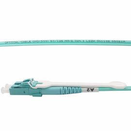 購入 タイプConnetors LCの二重を引っ張る水色OM3の繊維光学のジャンパー線 online manufacture