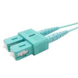 購入 SC - LC多モード二重繊維光学のジャンパー線OM3 - 300水色 online manufacture