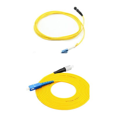 購入 0.9mm スリムから3.0mm 頑丈なシングルモード光ファイバーパッチコード online manufacture