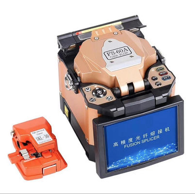 購入 7800mAhバッテリー搭載の自動光ファイバー融着接続機、6モーター自動フォーカス、8秒融着時間 online manufacture