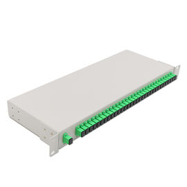 購入 ラック マウントの単一モード繊維のディバイダーSc/Apcのコネクターが付いている保証3年の online manufacture