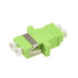 購入 陶磁器の袖とのLC MM OM5の緑色へのプラスチック繊維光学のアダプターLC online manufacture