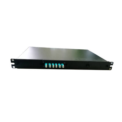 購入 黒色 1U 19インチ ラックマウント 光ファイバーパッチパネル 16C / 32C リボンMPOコネクタ付き online manufacture