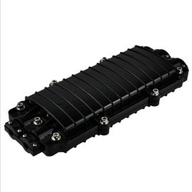 購入 ABS /PPTの黒い横のタイプ繊維光学の共同箱24 -接続の96繊維 online manufacture