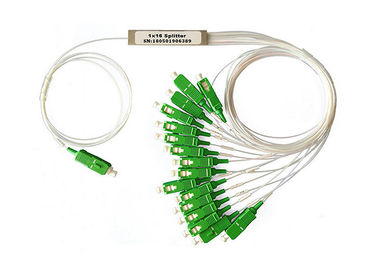 購入 1 SCのコネクターが付いている16ミニチュア タイプでPLCの光ファイバーのディバイダー online manufacture