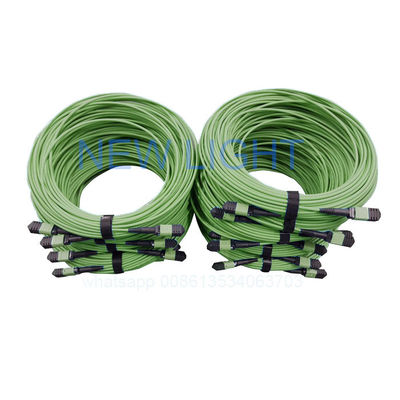 購入 カスタム長さとMPOファイバーコネクタを備えた12コアOM4 MPO MTPケーブル online manufacture