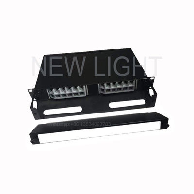 購入 19インチ 1Uラックマウント 12-144芯 光ファイバー分配フレーム（冷間圧延鋼製、スライド式） online manufacture