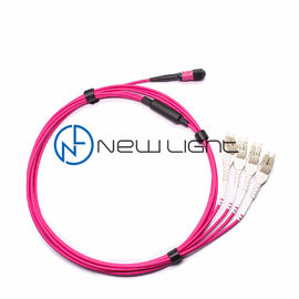 購入 OM4 100G トランスミッション 12 ストランド MTP パッチケーブル 850/1300nm 波長 3.0mm 直径 online manufacture