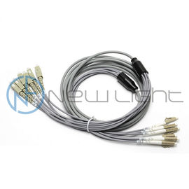 購入 灰色LSZHのジャケット多重モード6C LCの光ファイバーのパッチ・コード online manufacture