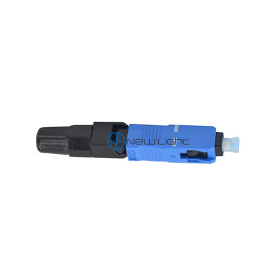 購入 SC UPC プリストッパー式3.0mm FTTH 急速組立コネクタ ≤0.3dB 挿入損失と -40°C から +85°C 貯蔵温度 online manufacture