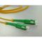 FTTH 5MのLC 2.0ケーブルの単一モードへの黄色い繊維光学のパッチ・コードsc lcの緑SC
