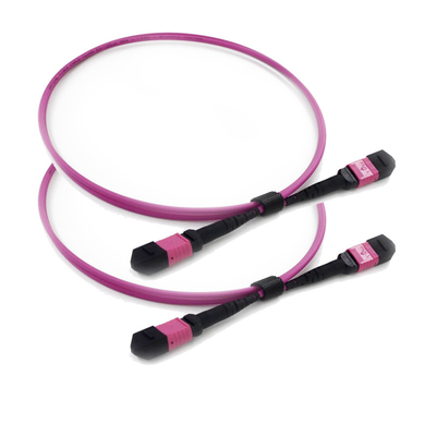 12 ファイバー MTP トランクケーブル 1310/1550nm 波長とデータセンターの挿入損失 ≤ 0.25dB