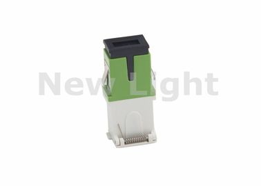 FTTH SCの単信アダプター、蝶番を付けられたカバーが付いている光ファイバ ケーブルのアダプター
