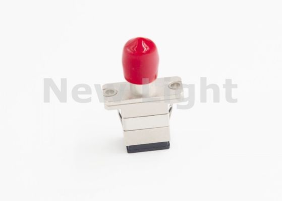 SC-FCハイブリッドアダプター 遠距離DWDMシステムのための高回帰損失と低偏振関連損失のシンプレックス光ファイバーアダプター