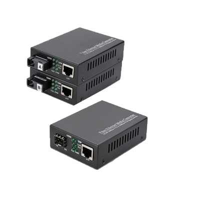 1.25G SFPファイバーメディアコンバーター LCコネクタ Tx1550nm DFB シングルモード 3.3V電源