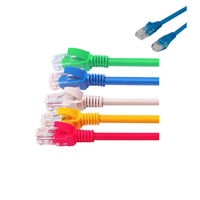 Cat6 イーサネットネットワークパッチケーブル 純銅導体 4P/6P/8P 様々な直径