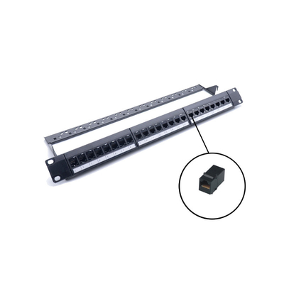 Cat6ケーブル管理 110/Krone IDCパッチパネル Cat5e/Cat6a/Cat7 イーサネット統合