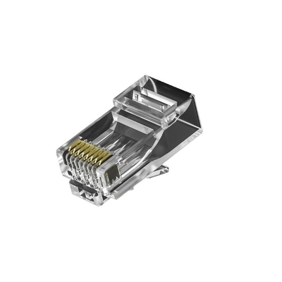 CAT7 シールドされたRJ45コネクタ + フェライトクリップキット - 産業用2点設計