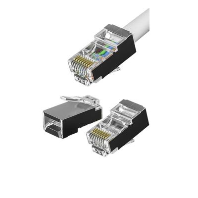 CAT7 600MHz RJ45 コネクタ 黄金塗装コンタクトと大量割引オプション