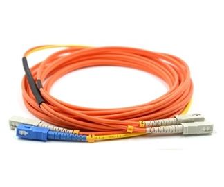 SC UPCの二重62.5/125繊維光学モード調節のパッチ・コード3meterへのMCP SCのPC