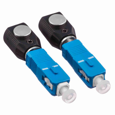 ベアファイバー用ブラックメタルSC光ファイバーアダプター（耐久性1000回以上）