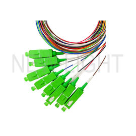 1x2 1x4 1x8 FTTH FTTB FTTXネットワーク用のSC APCコネクタ付き鋼鉄型光ファイバーPLCスプリッター